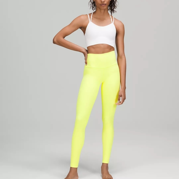 lululemon athletica Pants - Lululemon Align High-Rise 28" - Electric Lemon